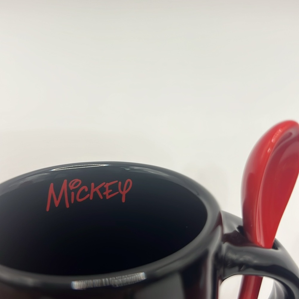Mickey Mouse and Minnie Mouse signature dresses, espresso cups with spoon - Picture 2 of 4